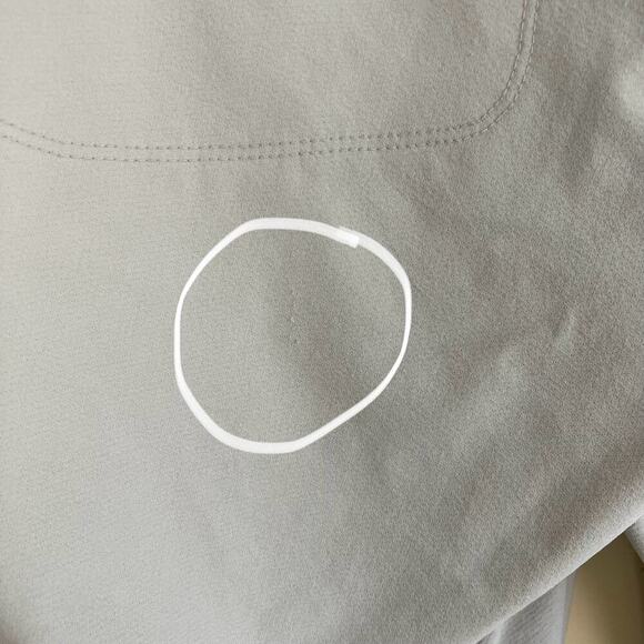 Athleta Sz 6 Wonder Stash Skinny Pants Cream Beige Stretchy Sporty Athleisure - Picture 6 of 16